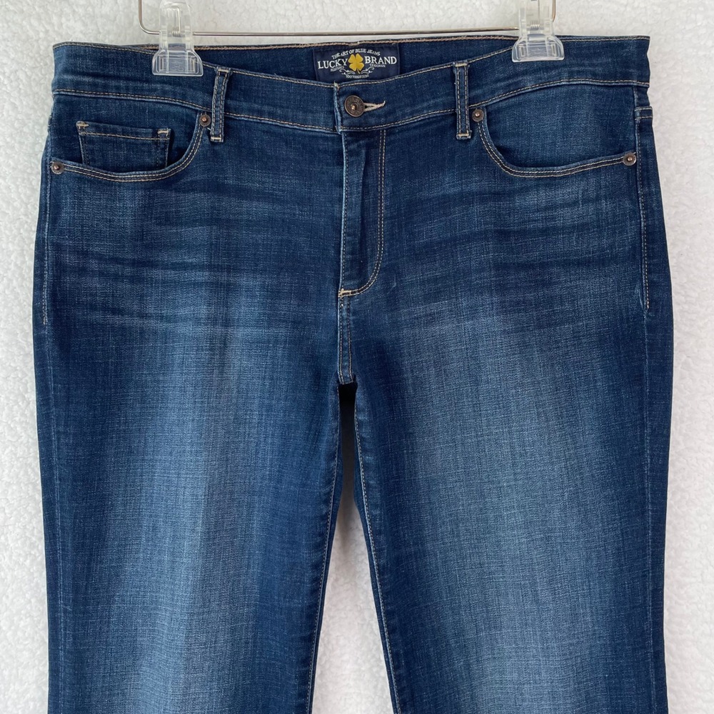 Lucky Brand Sweet Boot Jeans Womens 18/34 Dark Wash Stretch Bootcut Denim Pants